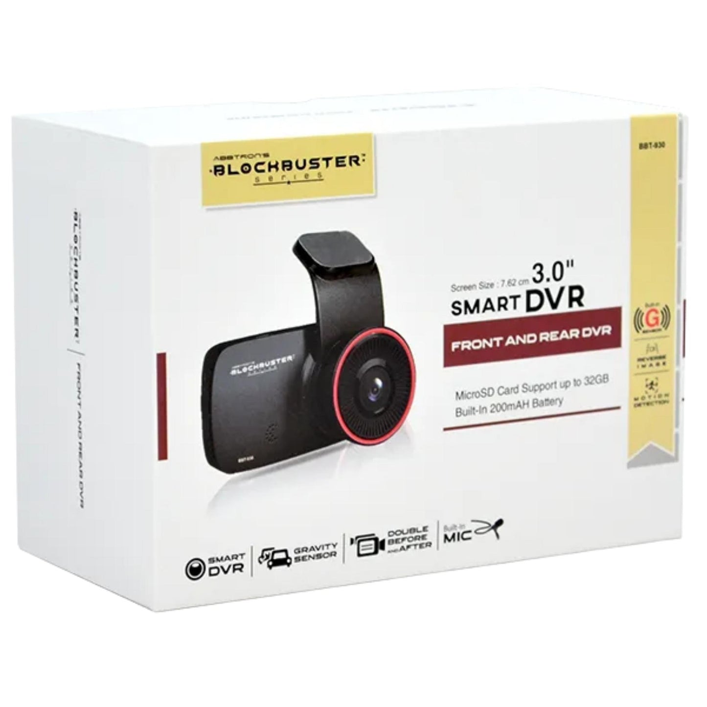 In Car Dash Camera | Blockbuster BBT-930 Packing